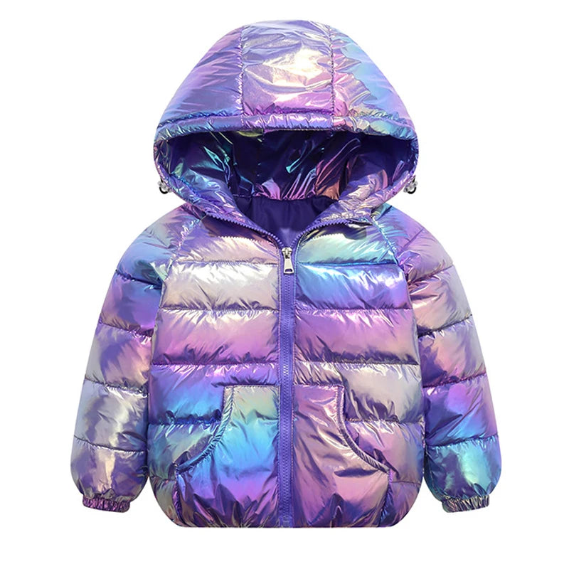 Girls' Thickened Down Cotton Jacket