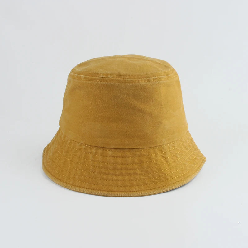 Kids Washed Denim Bucket Hat