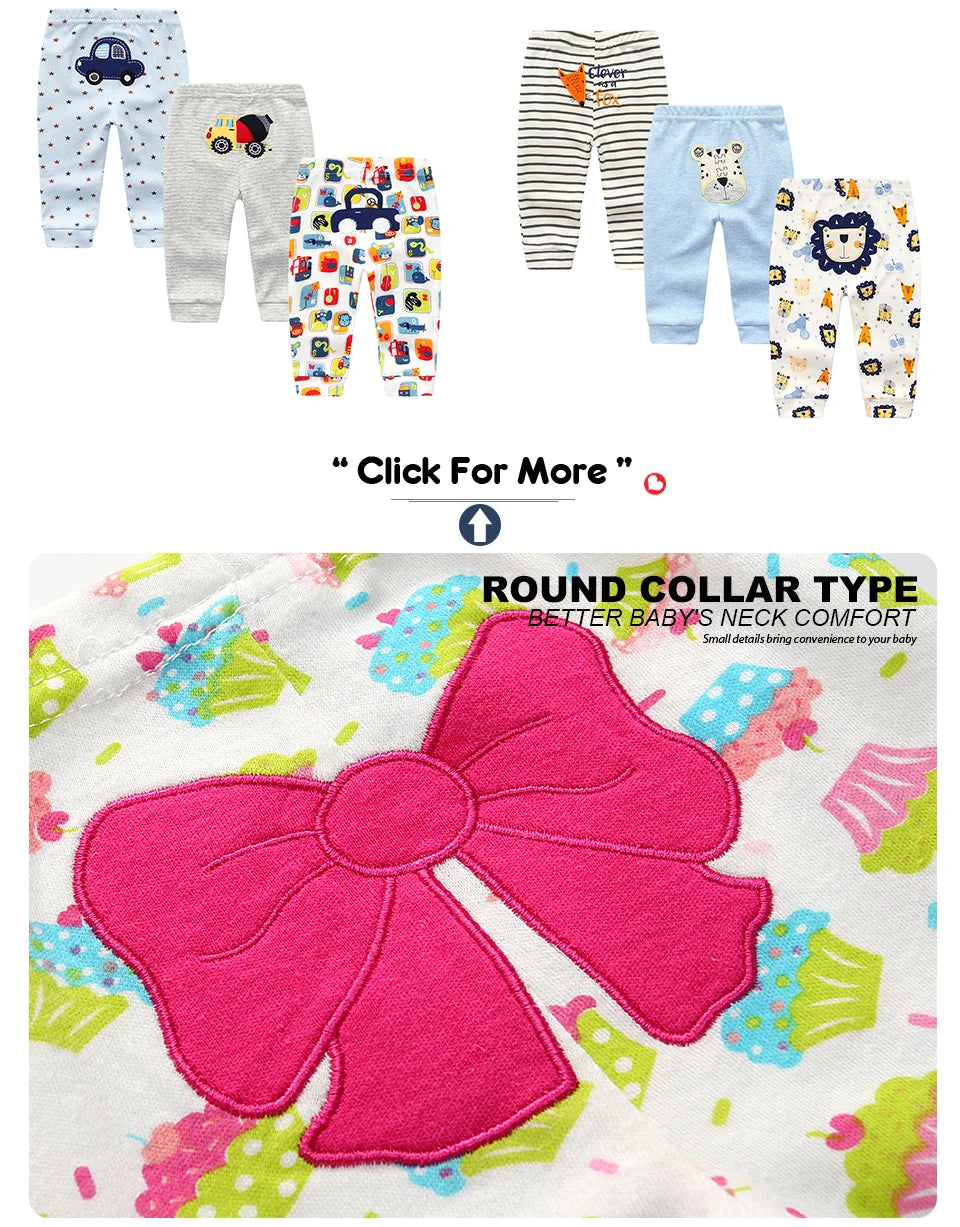 3-Pack Baby Cotton Leggings