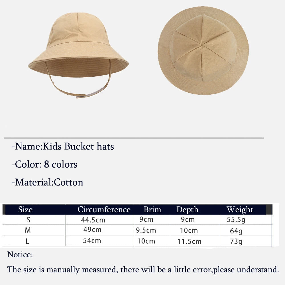 0-8 Years Baby Panama Sun Hat