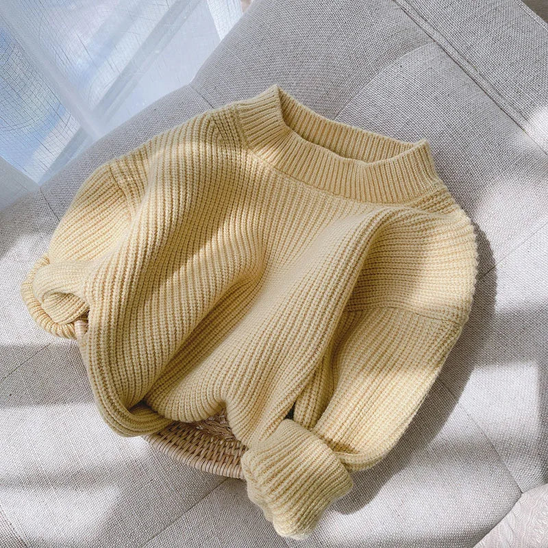 Baby Girls' Knitted Sweater & Pants Set
