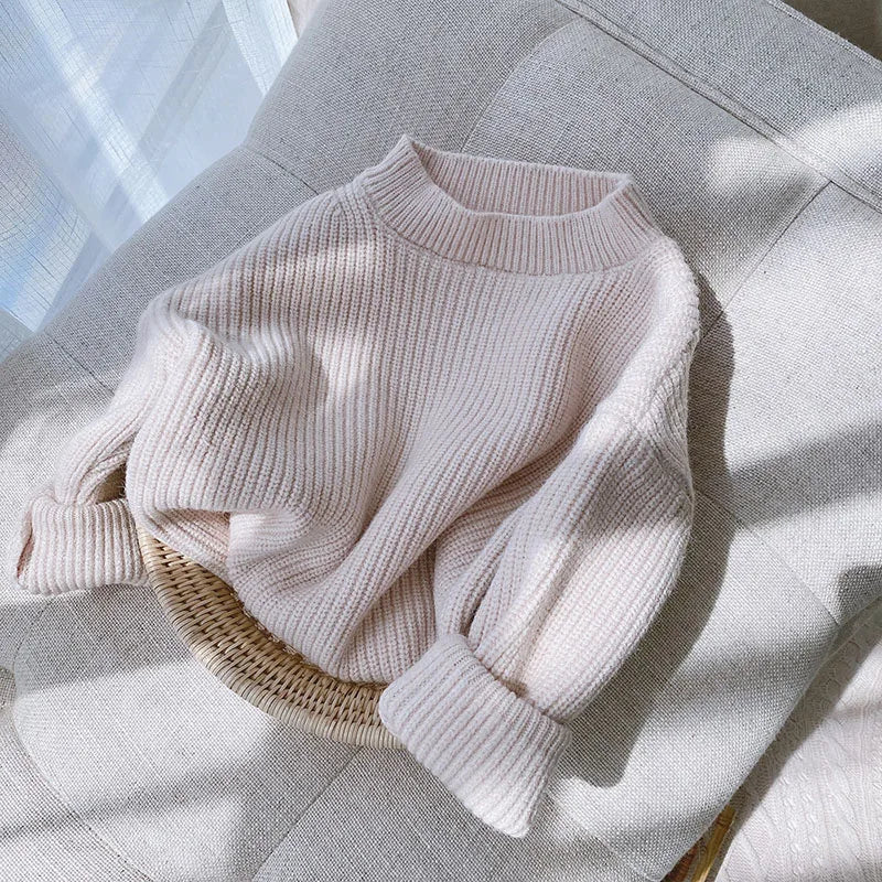 Baby Girls' Knitted Sweater & Pants Set