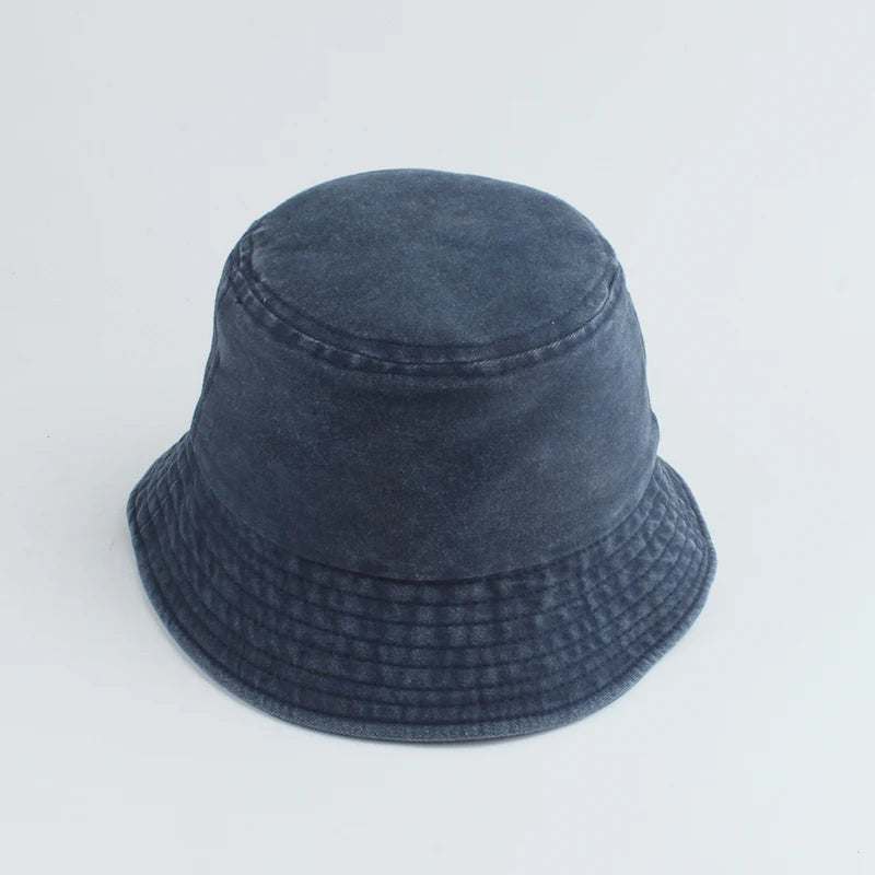 Kids Washed Denim Bucket Hat