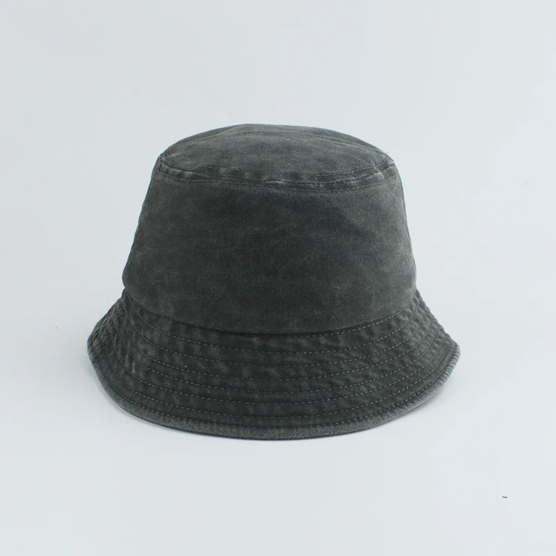 Kids Washed Denim Bucket Hat