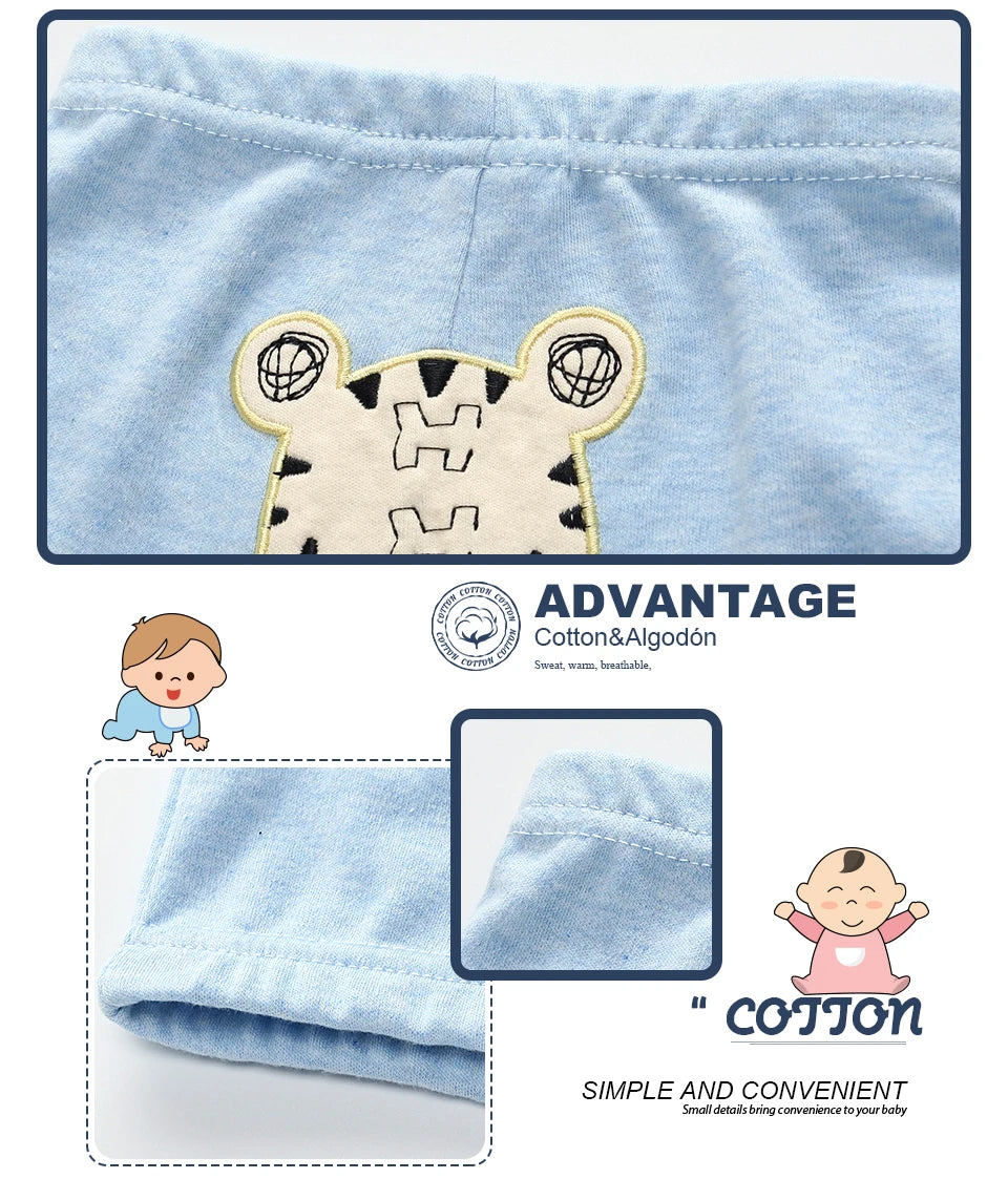 3-Pack Baby Cotton Leggings