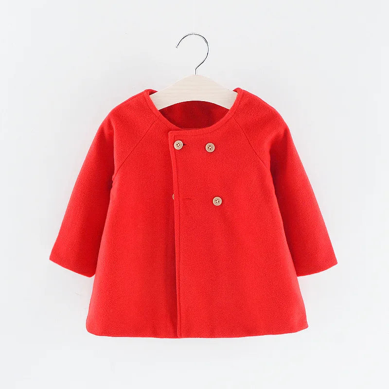 Girl's Warm & Stylish Thick Coat