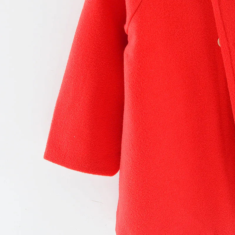 Girl's Warm & Stylish Thick Coat