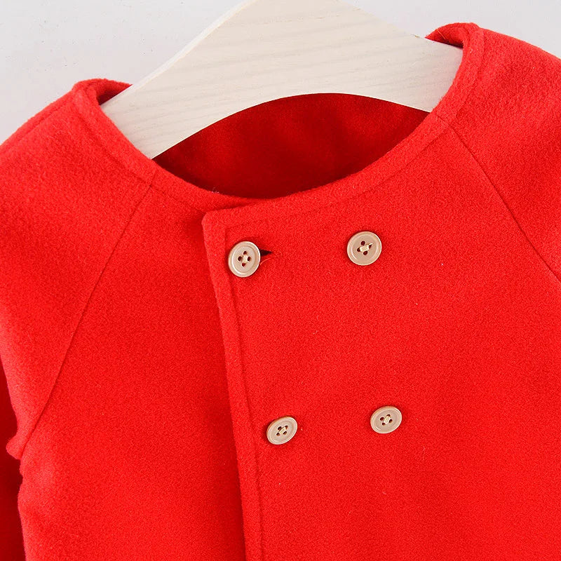 Girl's Warm & Stylish Thick Coat
