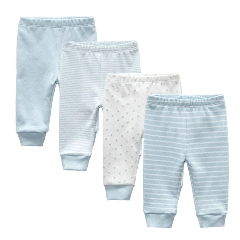 3-5PCS Baby Cotton Pants