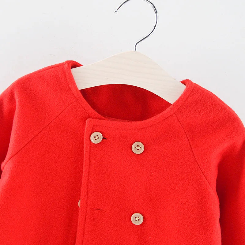 Girl's Warm & Stylish Thick Coat