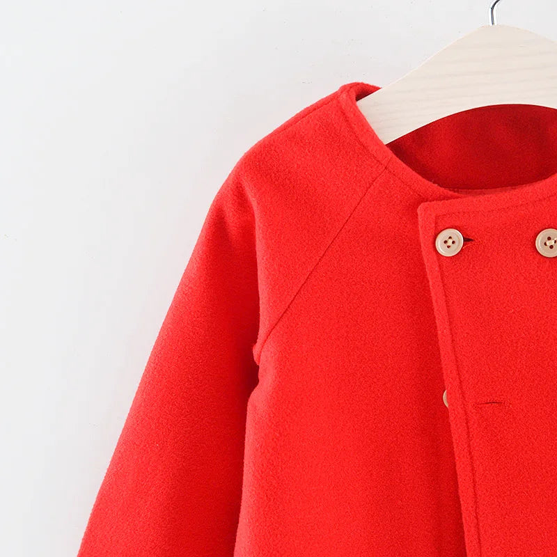 Girl's Warm & Stylish Thick Coat