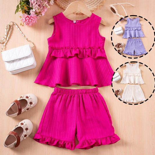 Two-Piece Sleeveless Top & Shorts