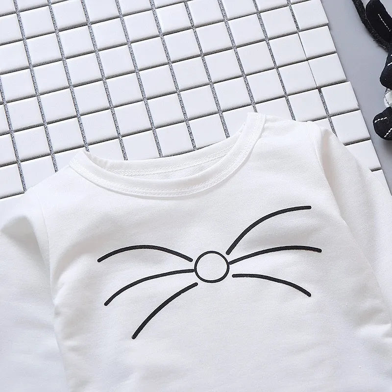Girls' Trousers & Long Sleeve Top Set