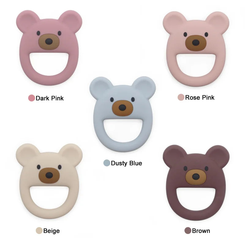 Beary Ring Silicone Teether Toy