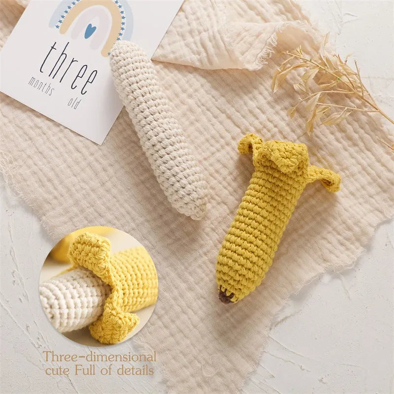 Lemo Tune Crochet Rattle Teether