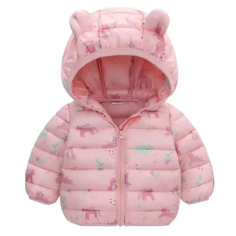 Kids Warm Hooded Jacket