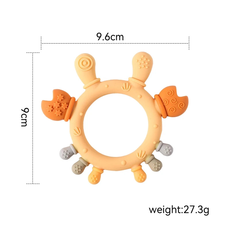 Dino Chew Silicone Teether Bracelet