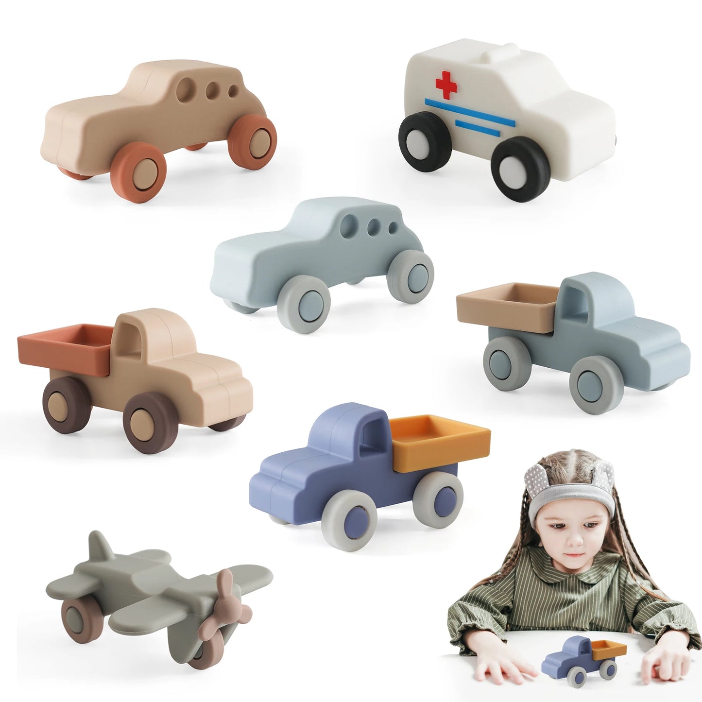 Tiny Drive Montessori Teether Car