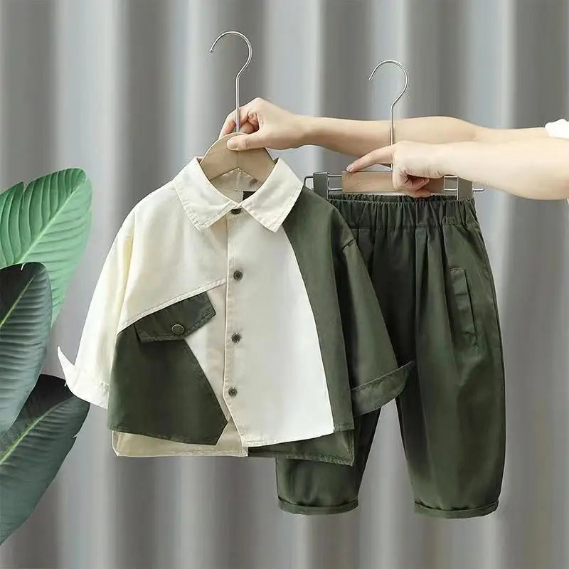 Stylish 2-Piece Shirt & Pants Set
