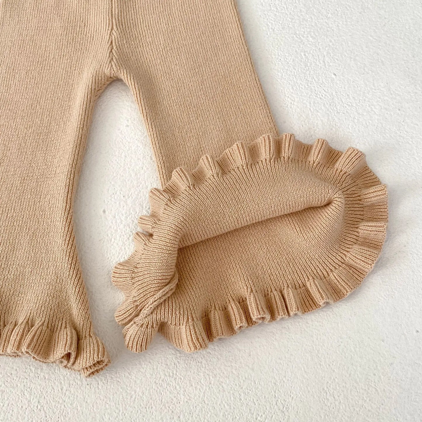 Toddler Girls' Knitted Flare Pants