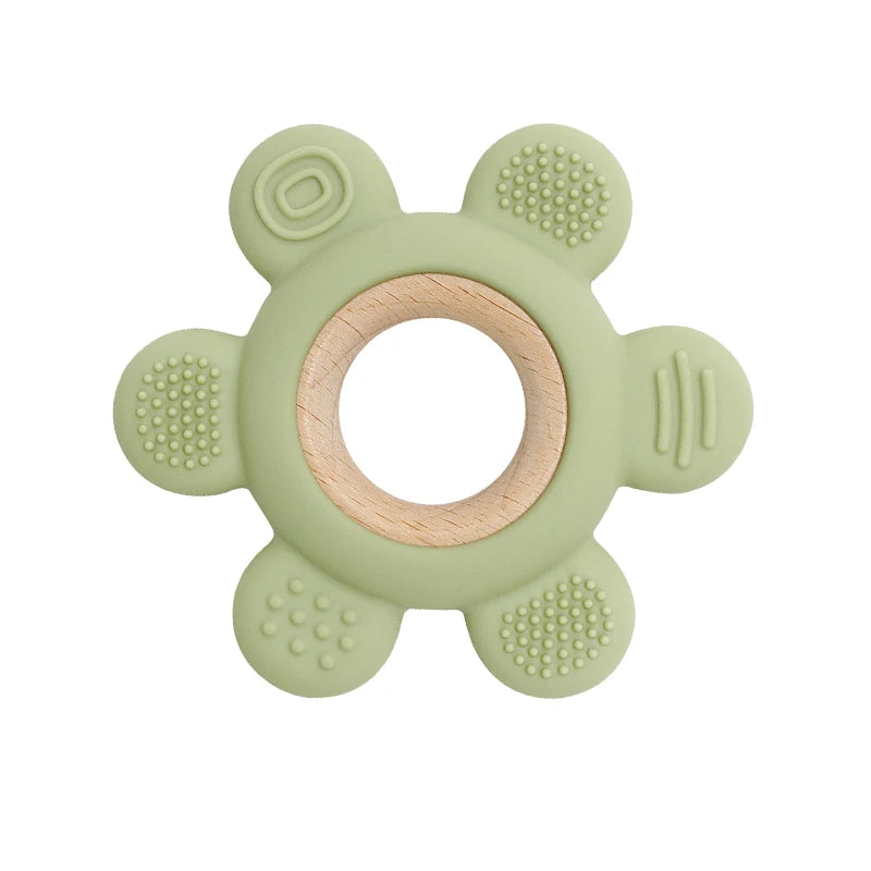 Bloom Bite Wooden Flower Teether