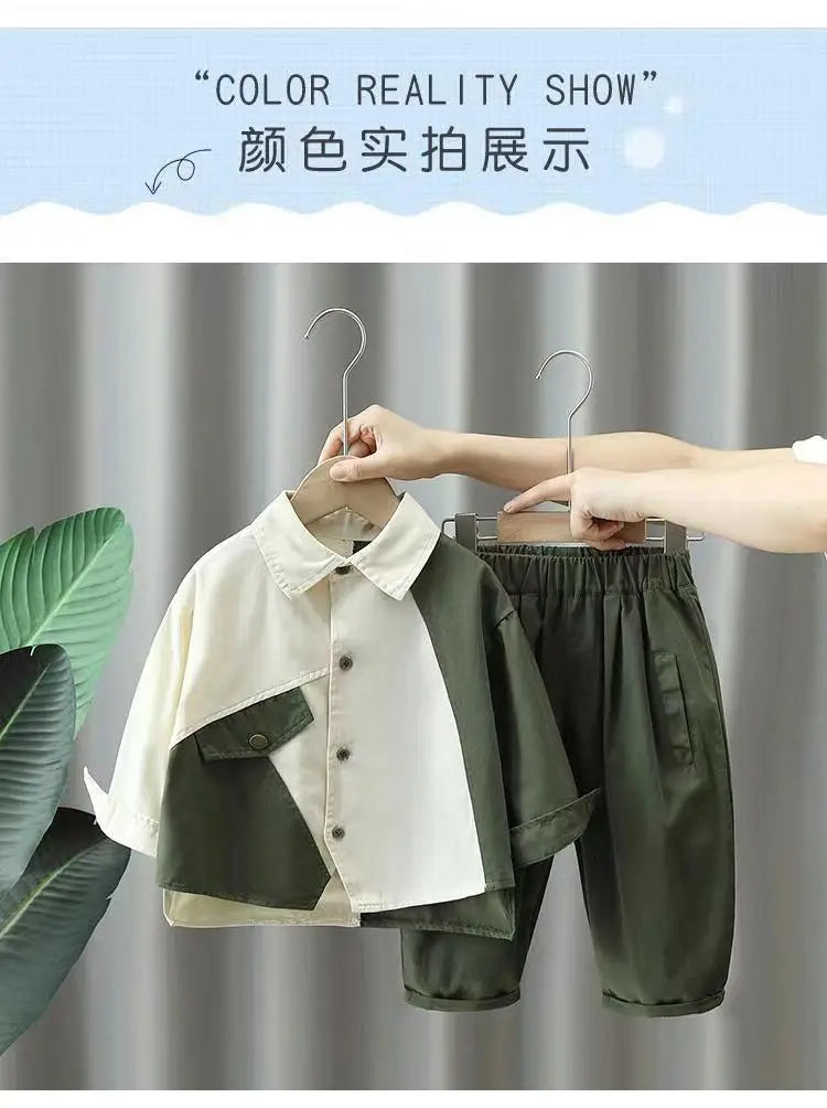 Stylish 2-Piece Shirt & Pants Set