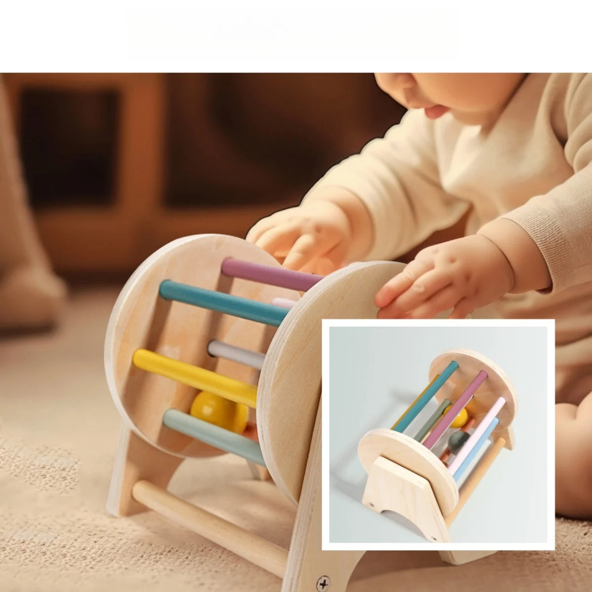 Tini Tunes Wooden Hand Bell Toy
