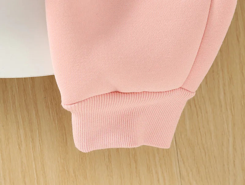 Baby Girls' Fleece-Lined Cotton Pants