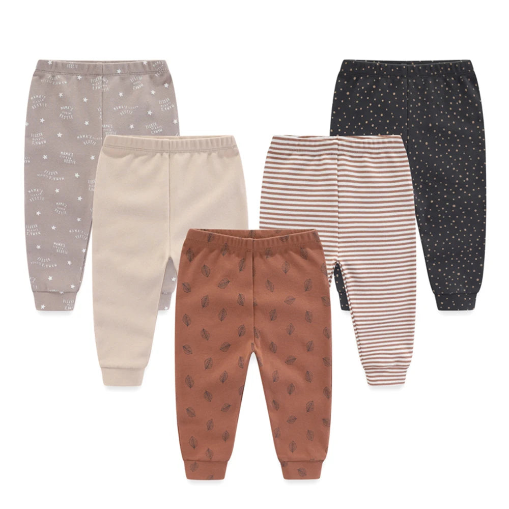 5-Pack Baby Cotton Leggings