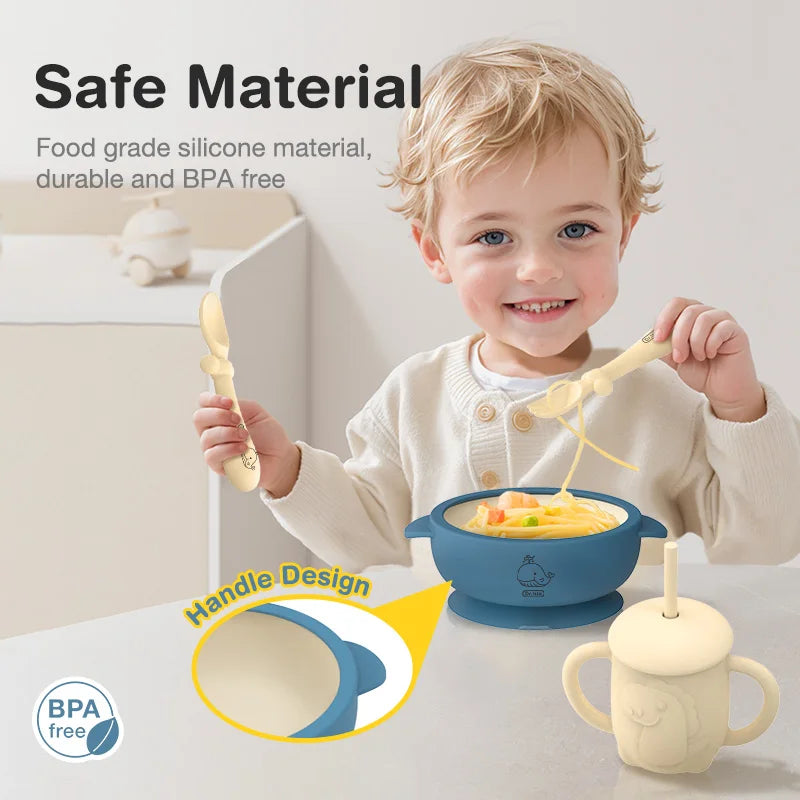 Dr.Isla 6pc Silicone Mealtime Set