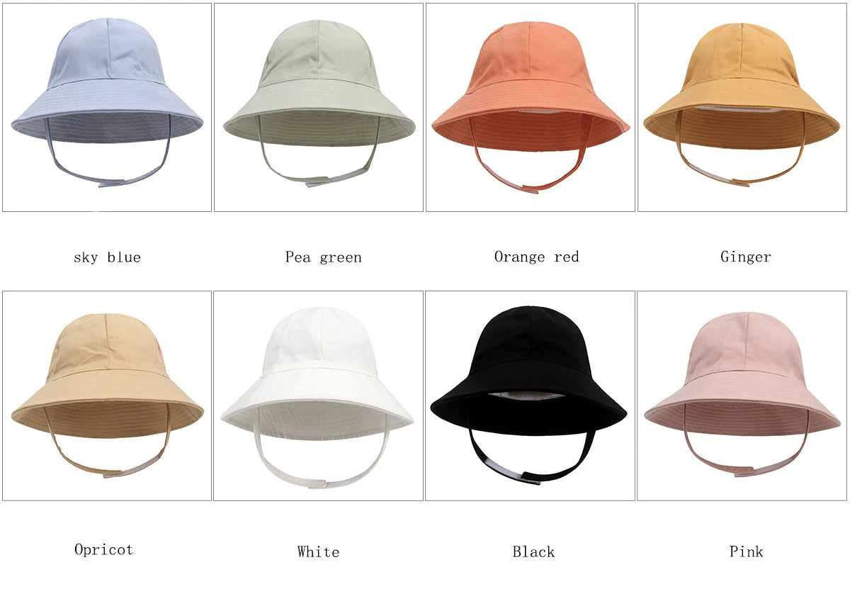 0-8 Years Baby Panama Sun Hat