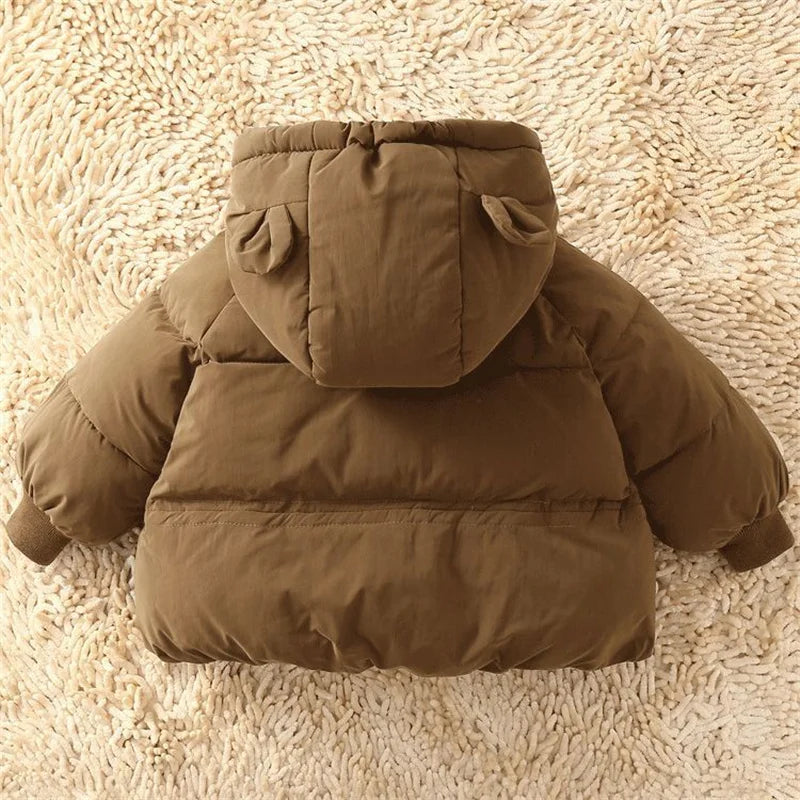 Kids' Warm Hooded Winter Jacket