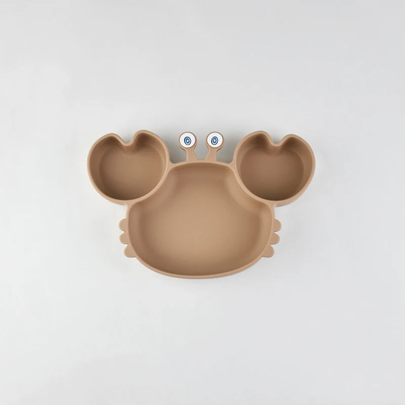 Crabby Meal Silicone Suction Plate