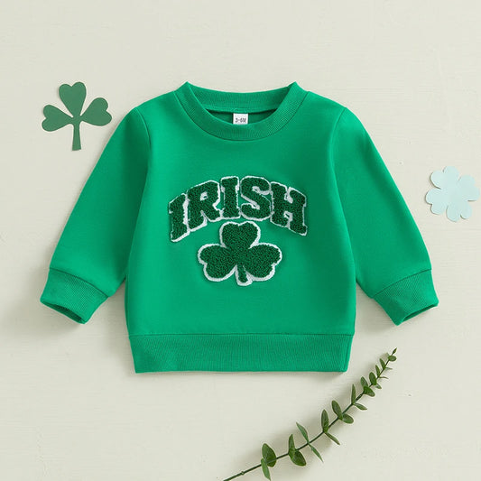St. Patrick's Day Kids Shamrock Hoodie