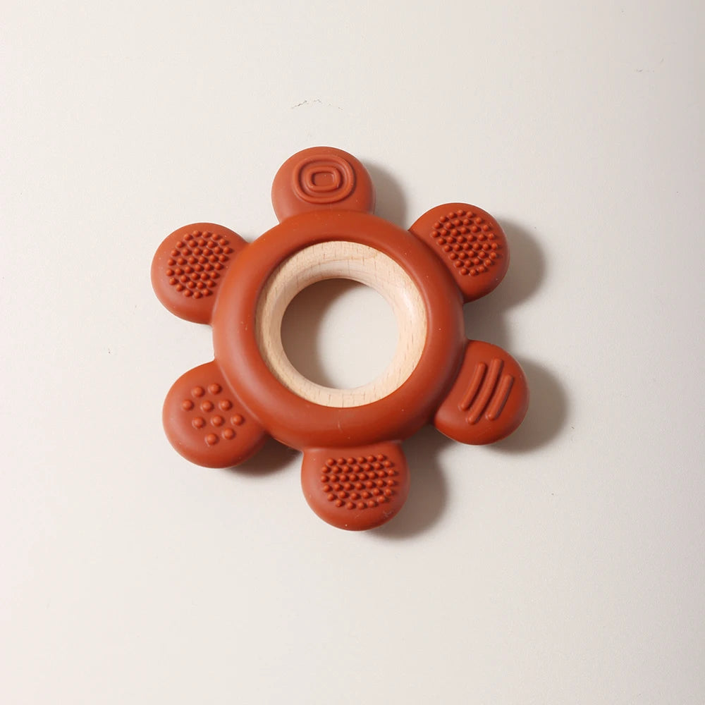 Bloom Bite Wooden Flower Teether