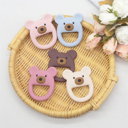 Beary Ring Silicone Teether Toy