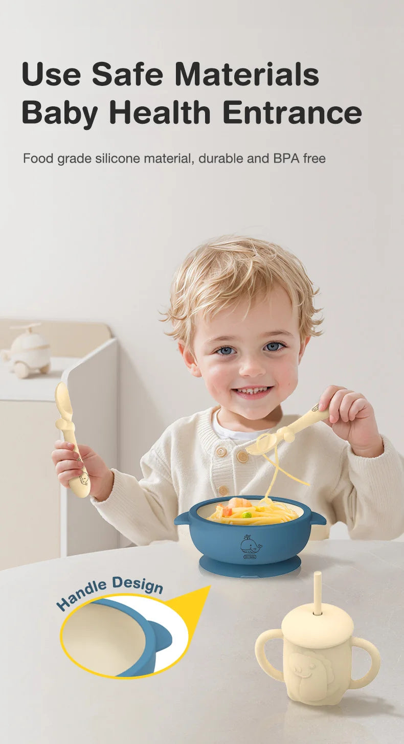 Dr.Isla 6pc Silicone Mealtime Set