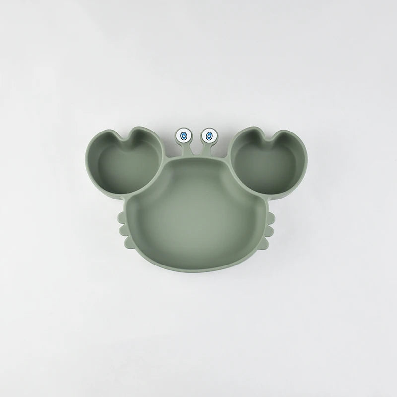 Crabby Meal Silicone Suction Plate