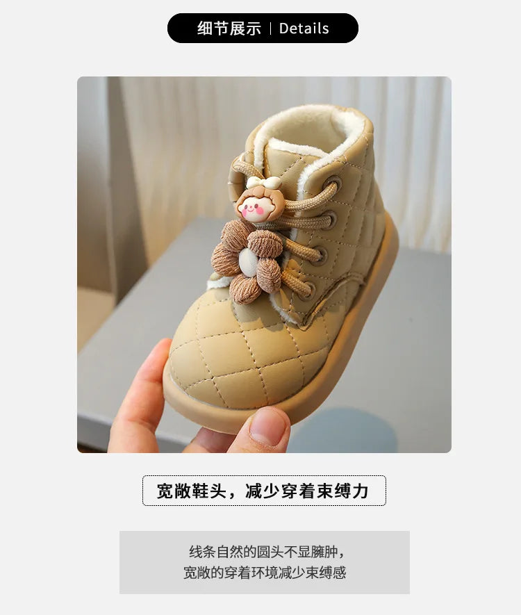 2025 Girls' Fashion Leather Boots