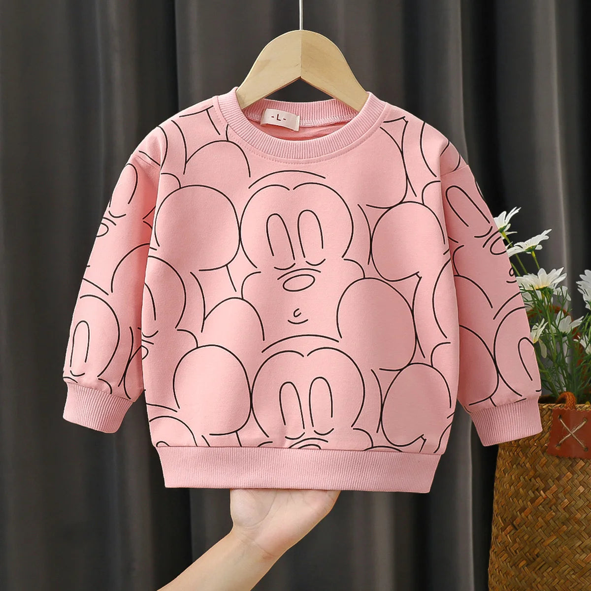 Disney Mickey Mouse Long Sleeve Sweatshirt