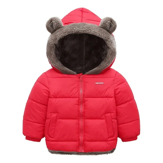 Lamb Wool & Velvet Thick Coat for Kids