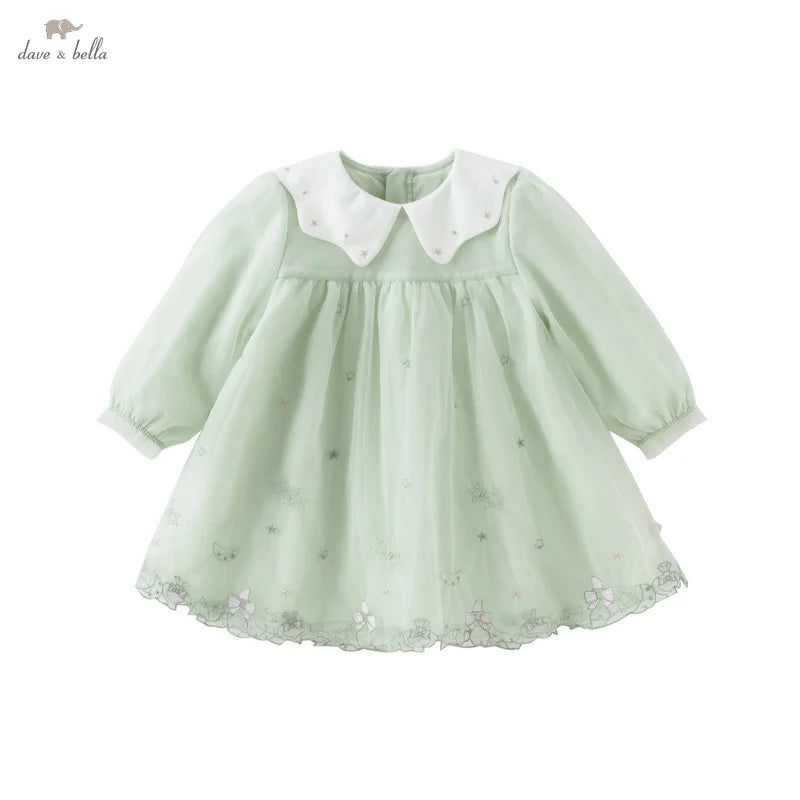 Dave Bella Girls' Elegant Princess Dress