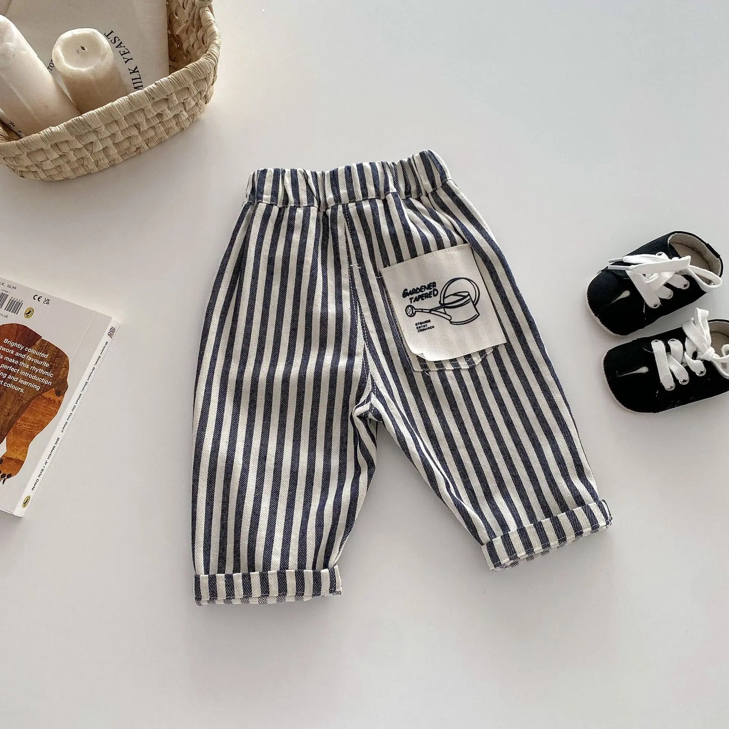 MILANCEL Solid Kids Pants