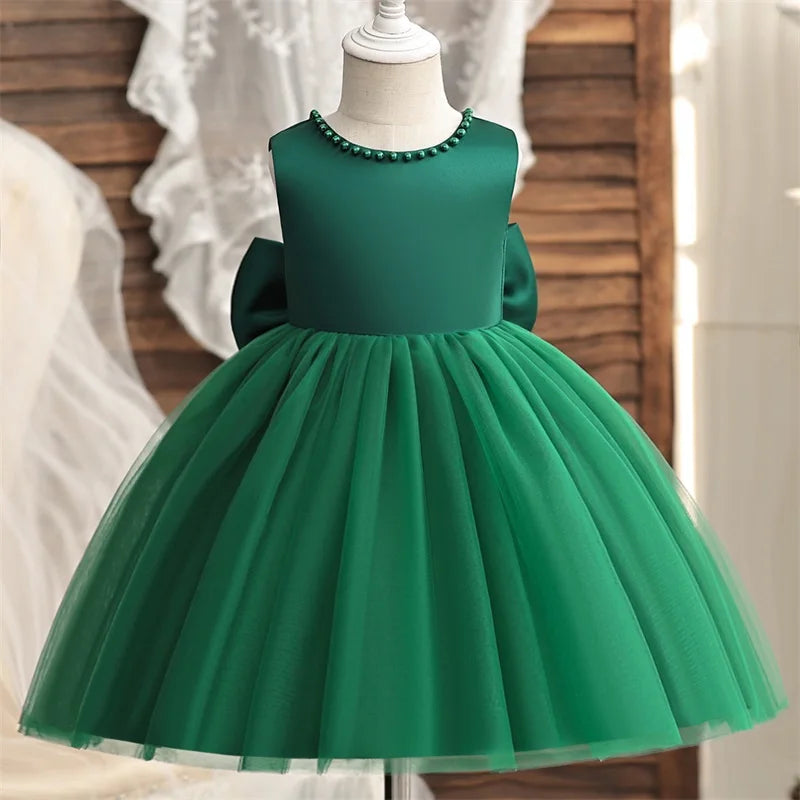 Elegant Beaded Princess Dress