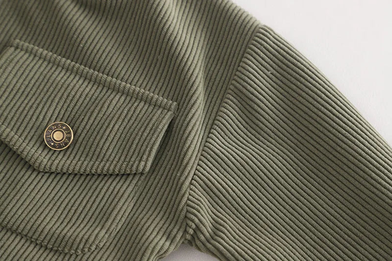 Kids' Corduroy Jacket & Pants Set