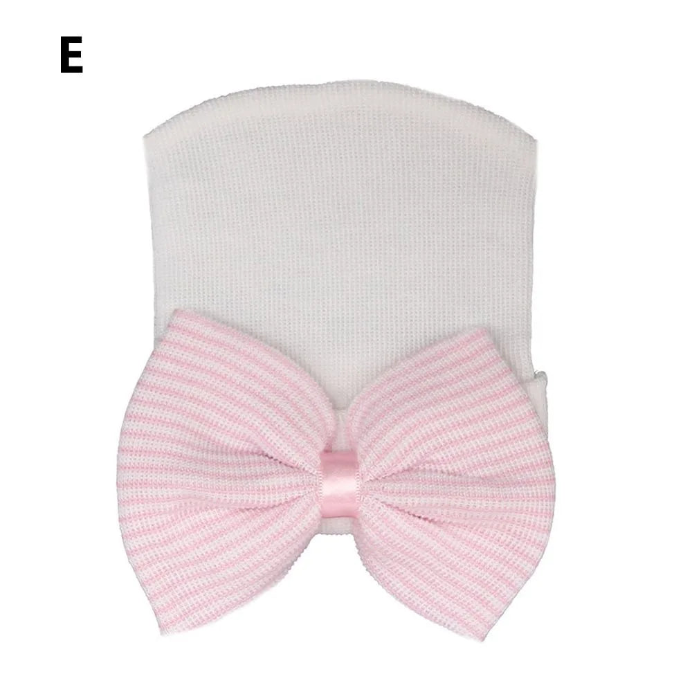 Newborn Hospital Hat with Bow