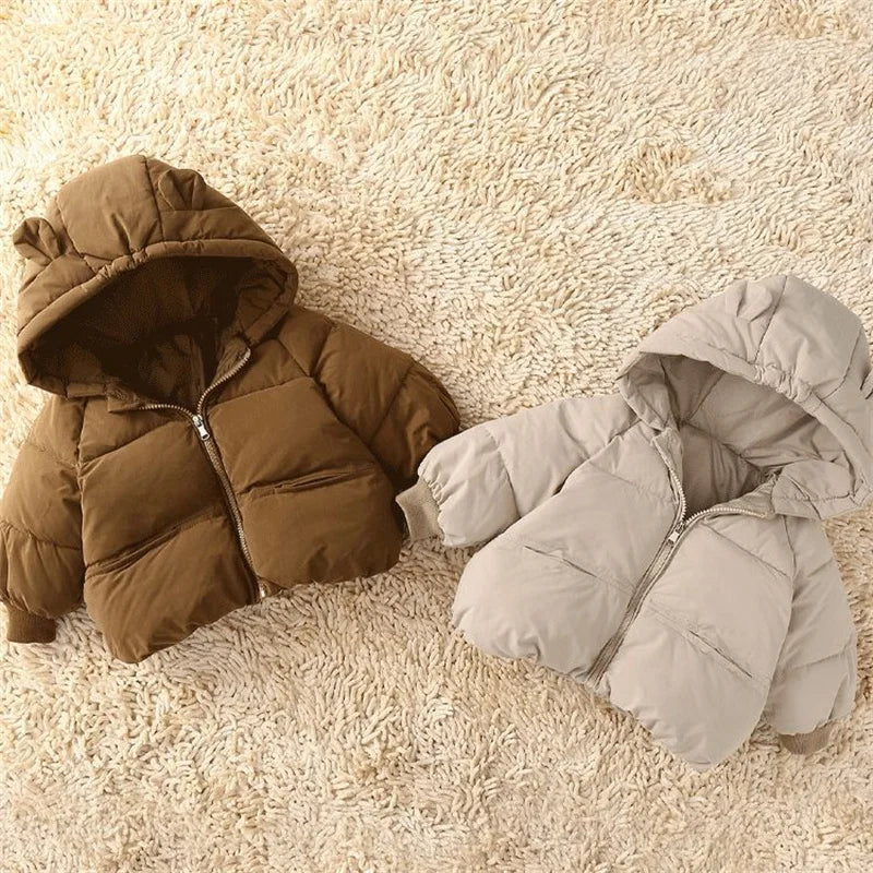 Kids Warm Hooded Jacket