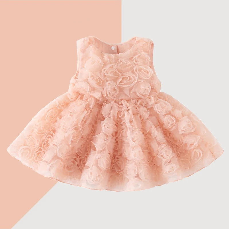 Baby Girl Rose Princess Dress