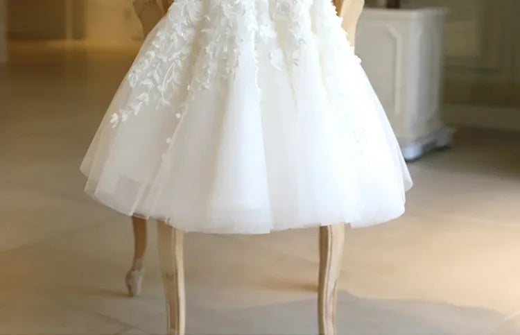 Lace Patchwork Gown Dress