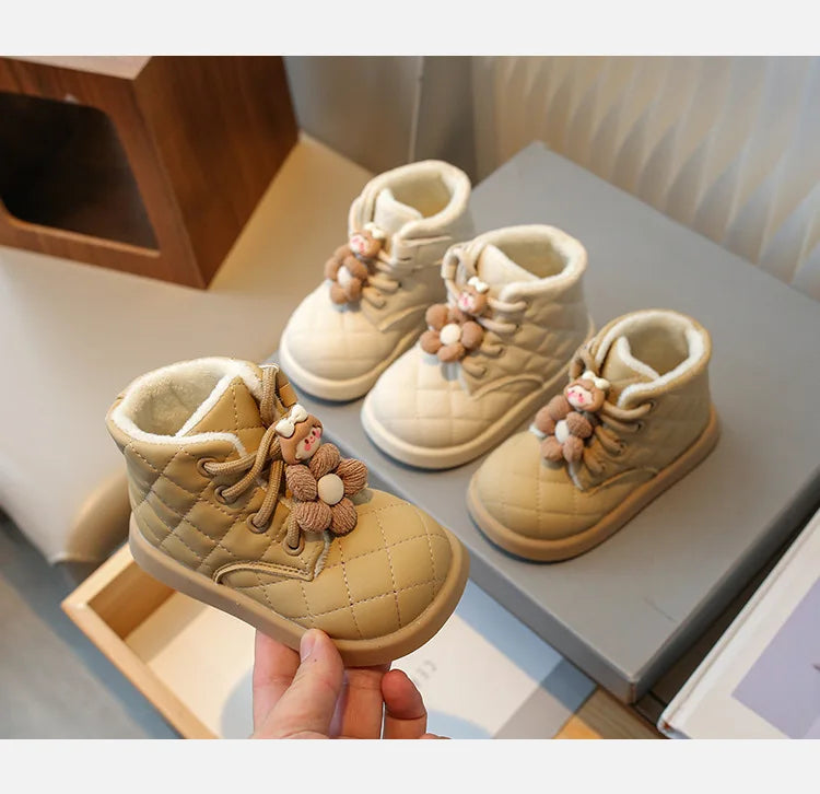 2025 Girls' Fashion Leather Boots